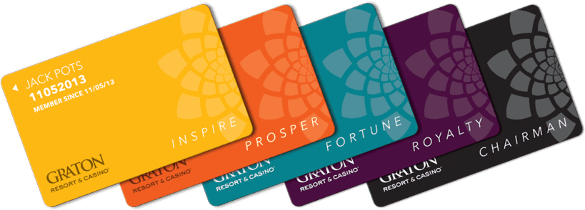 Image of each Rewards Card at Graton Resort & Casino