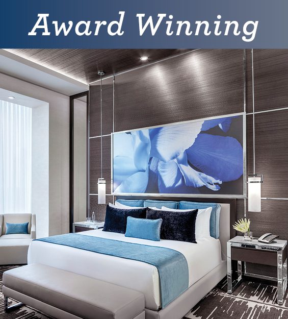 Hotel Suite Interior with the text 